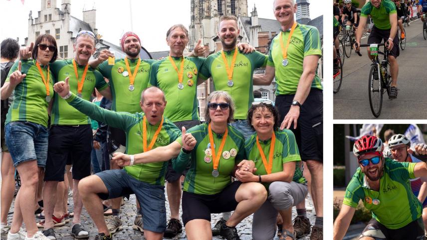 <p>Für die Mitglieder der Ourgrunder Radgruppe „Botter op’d Tart“ war die erstmalige Teilnahme an der 1.000-km-Radtour „Kom op tegen kanker“ für die Krebsforschung ein unbeschreibliches Erlebnis, das sie im kommenden Jahr wiederholen möchten. „Vor allem möchten wir aber unseren Sponsoren danken,. die uns diese Teilnahme ermöglicht haben.“</p>