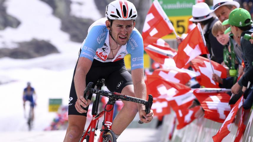 <p>Tiesj Benoot wurde Sechster. am St.Gotthard.</p>