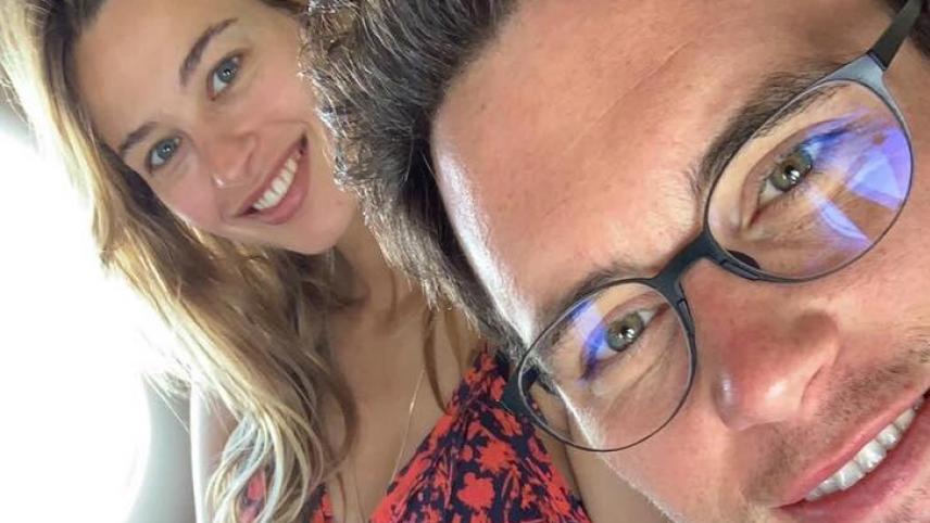 <p>Thierry Neuville und seine Lebensgefährtin Deborah Ghys.</p>