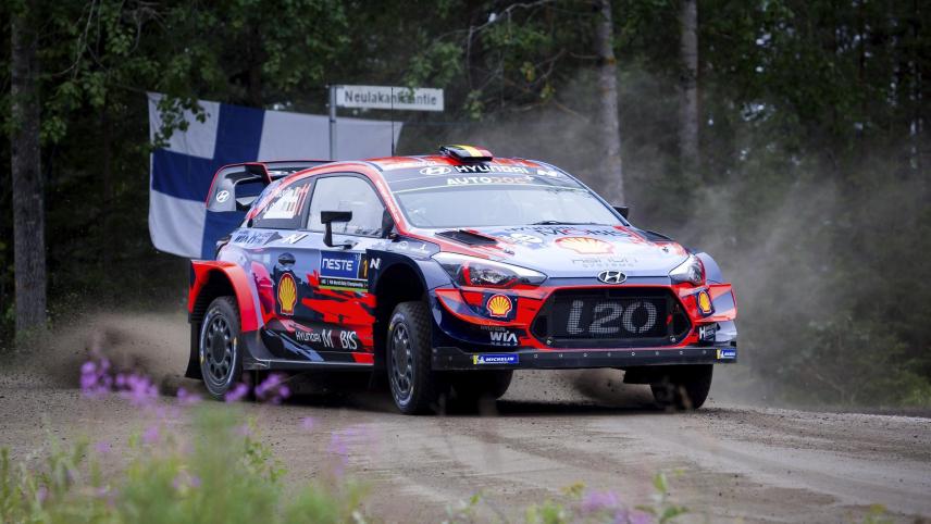<p>Thierry Neuville kann dem Tempo an der Spitze nicht folgen.</p>