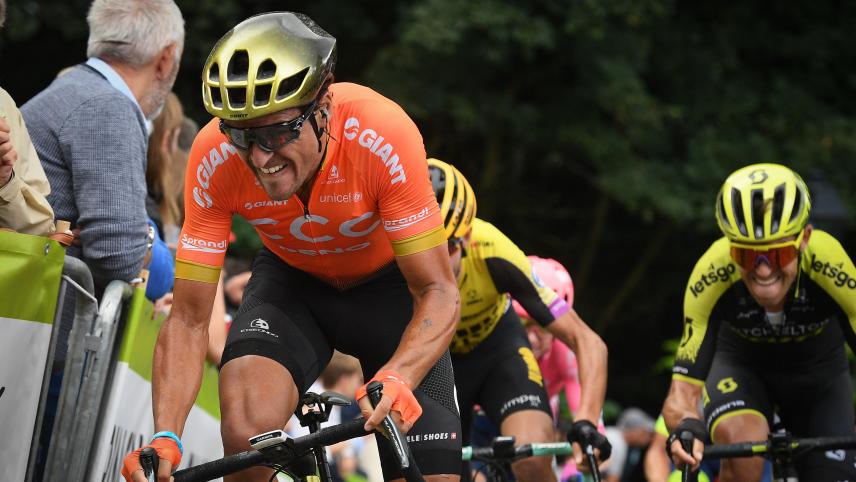 <p>Greg Van Avermaet in Aktion</p>