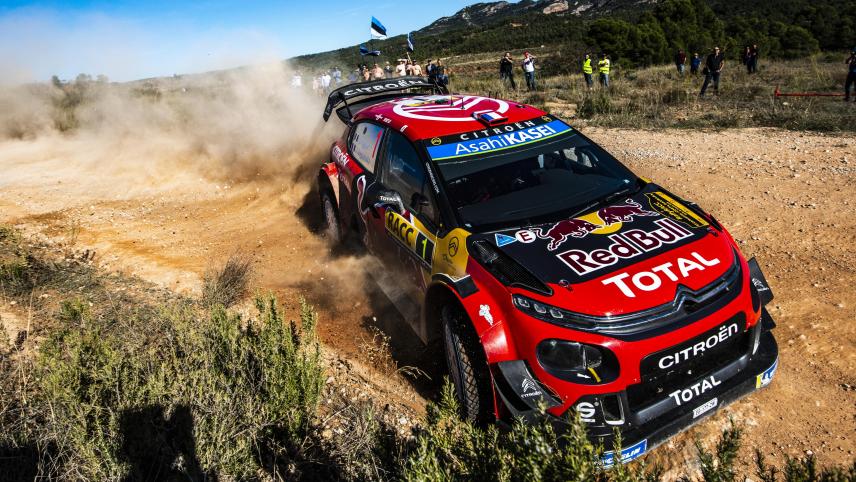 <p>Bei der Spanien-Rallye gab es zuletzt die Abschiedsvorstellung von Citroën Racing mit Sébastien Ogier.</p>