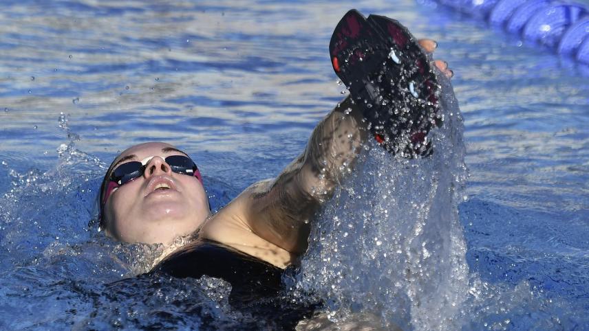 <p>Mit vollem Einsatz in Richtung Olympia: Fanny Lecluyse</p>