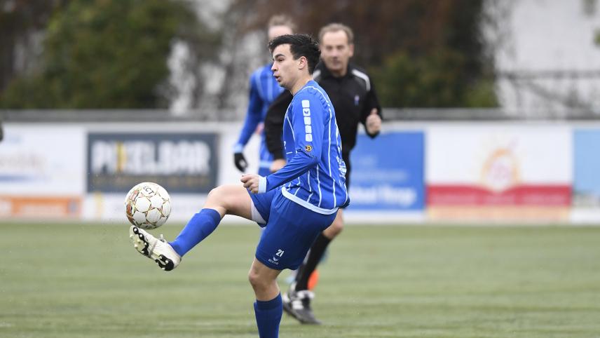 <p>Sorgte am Ende doch noch für einen Eupener Punktgewinn gegen Elsaute: Zidane Benlahbib</p>