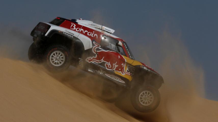 <p>Carlos Sainz und Lucas Cruz führen die Rallye Dakar weiterhin an.</p>