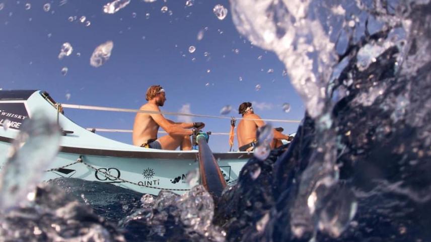 <p>Die Gebrüder Van Durme überquerten den Atlantischen Ozwan in 39 Tagen, 21 Stunden und zwei Minuten.</p>