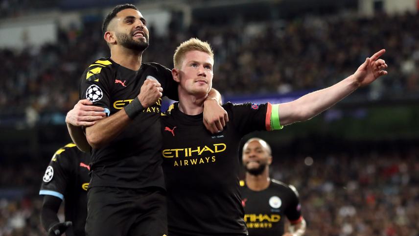 <p>Nationalspieler Kevin De Bruyne (r.) zeigte gegen Real Madrid eine starke Leistung.</p>