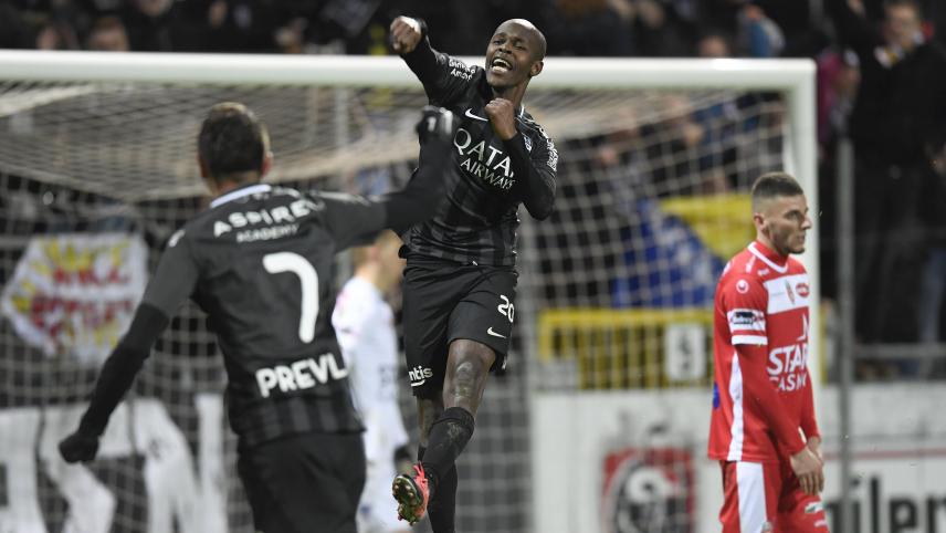 <p>Musona erzielte den Treffer zum 2:1 für Eupen.</p>