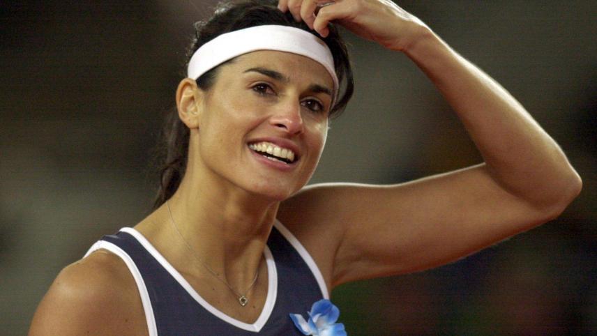 <p>Gabriela Sabatini war lange eine der auffälligsten Erscheinungen des Damentennis.</p>