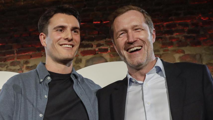 <p>Paul Magnette (r.) und Conner Rousseau.</p>