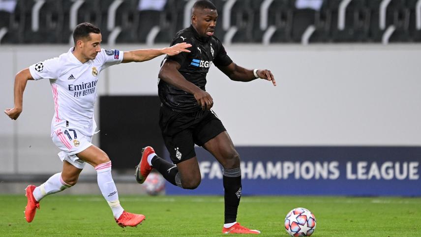 <p>Doppeltorschütze Marcus Thuram (rechts)</p>