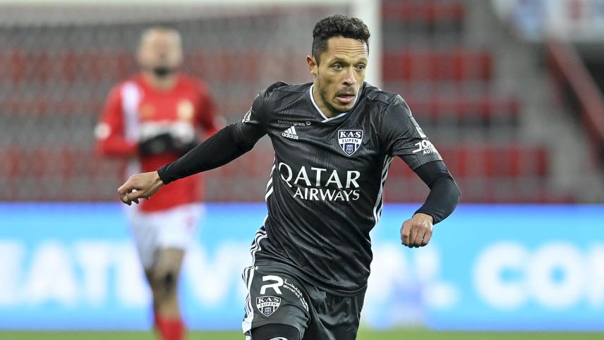 <p>Adriano kam am Samstag im Mittelfeld der AS Eupen zum Einsatz.</p>