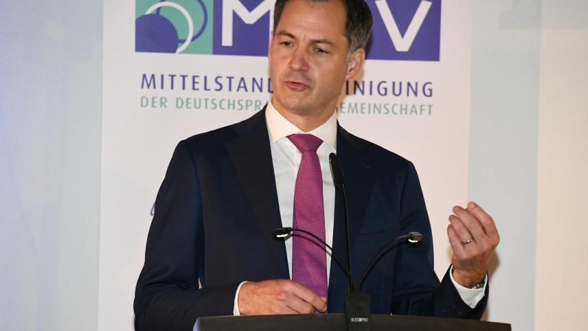 <p>„Lieber vorneweg als hintendran“: Premier De Croo.</p>