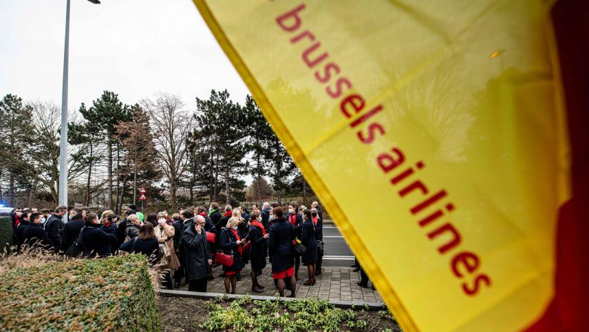<p>Teile des Personals von Brussels Airlines haben 24 Stunden lang gestreikt.</p>