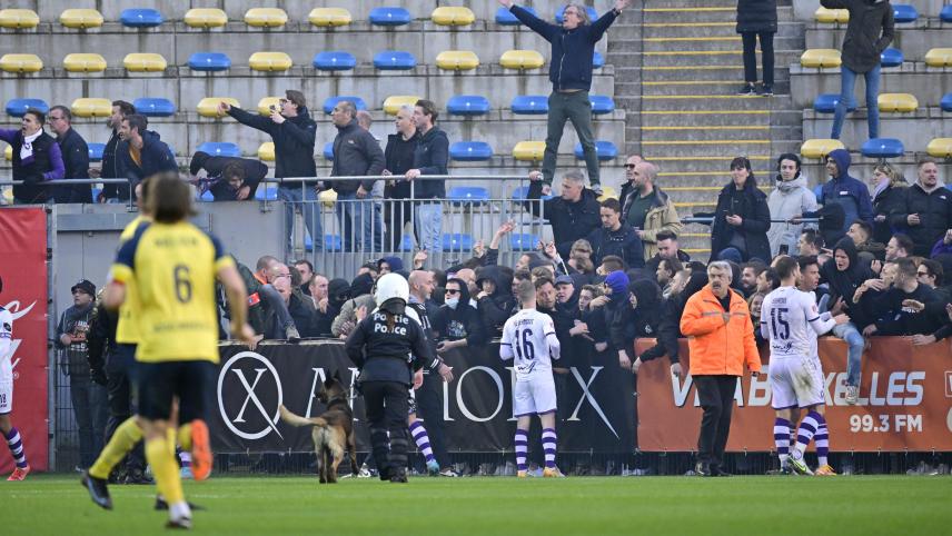 <p>Die Anhänger von Beerschot hatten letzten Sonntag in Brüssel einen Spielabbruch provoziert.</p>