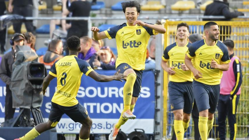 <p>Mitoma erzielte kurz nach der Pause das 3:1 für Union Saint-Gilloise.</p>