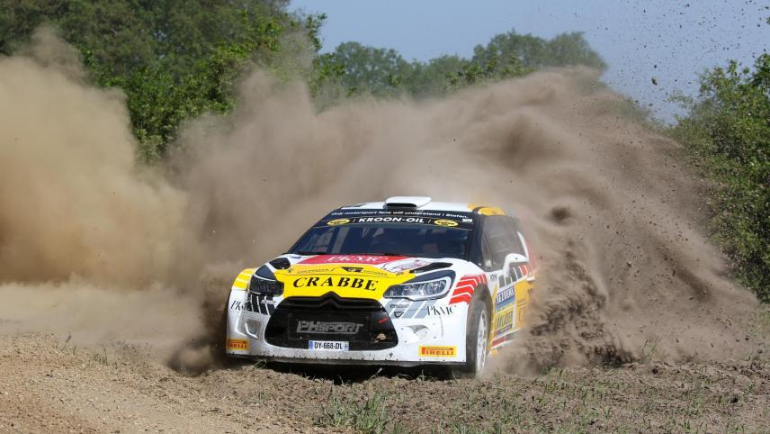 <p>Kris Princen (Citroën), Sieger der Sezoensrally.</p>