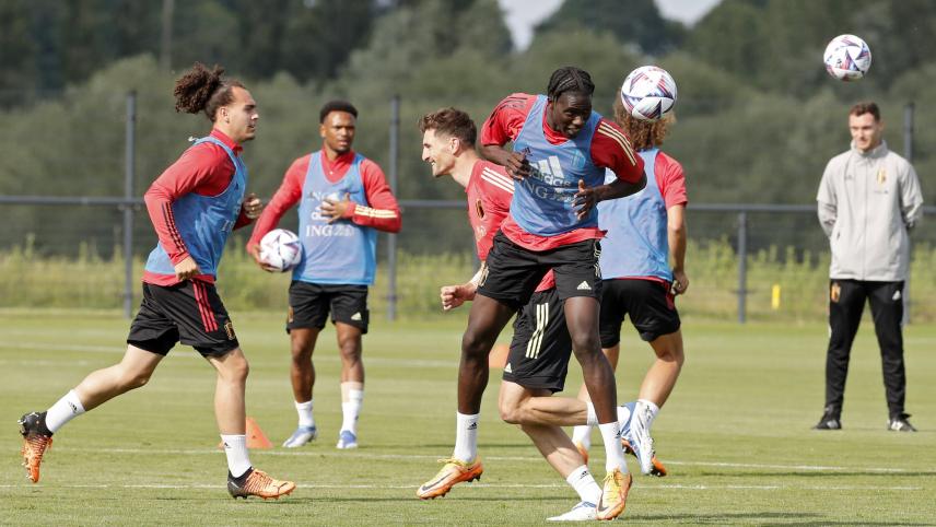 <p>Kopfballstark: Amadou Onana fühlt sich auf der Sechs und auf der Acht wohl.</p>
