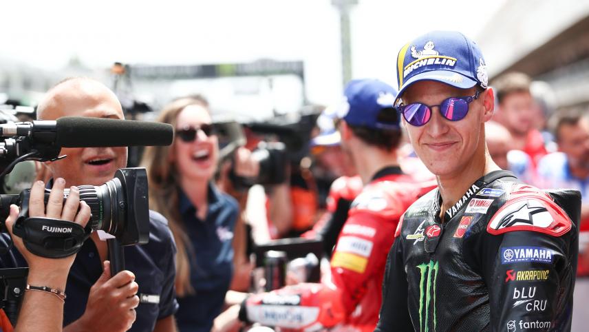 <p>Zweiter Saisonsieg für Fabio Quartararo (Yamaha) in der MotoGP.</p>
