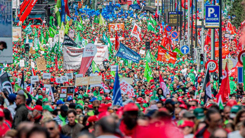 <p>In der Hauptstadt war mächtig was los.</p>