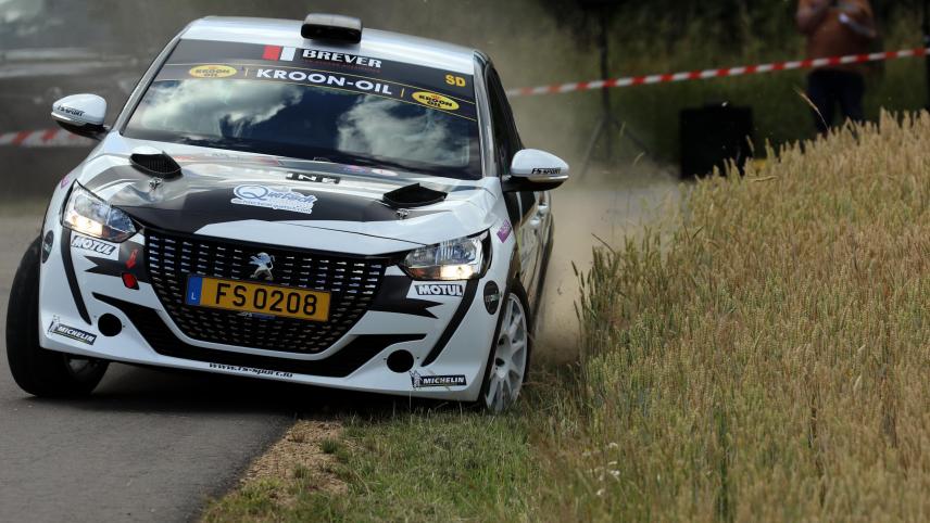 <p>Armani Hepp feierte Rallye-Premiere am Lenkrad und kams als 18. ins Ziel.</p>