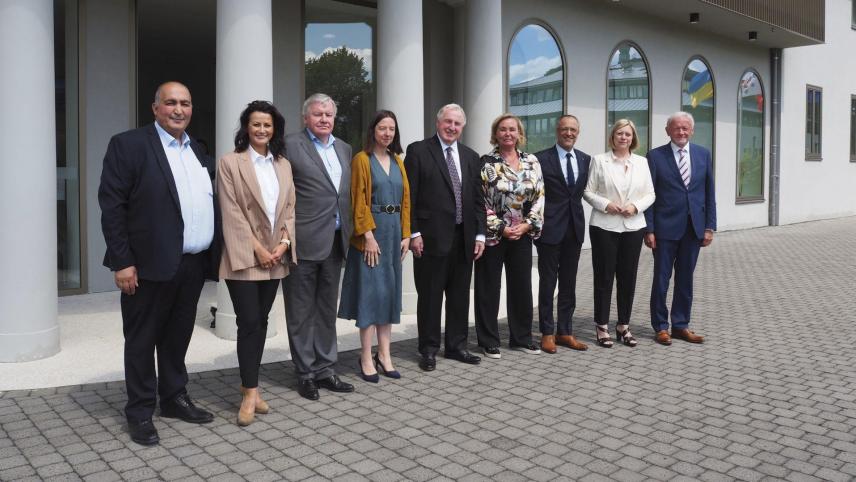 <p>Dieses Gruppenbild entstand beim Treffen der Parlamentspräsidenten.</p>