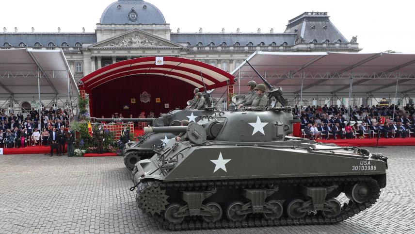 <p>Die letzte (echte) Militär- und Zivilparade zum Nationalfeiertag liegt bereits drei Jahre zurück.</p>