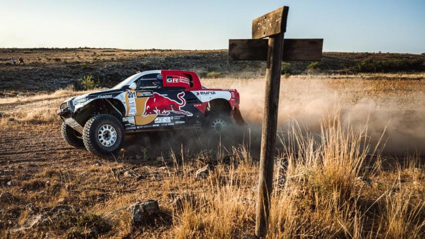 <p>Dreifachsieg für die Toyota Hilux von Overdrive Racing (B) in Spanien</p>