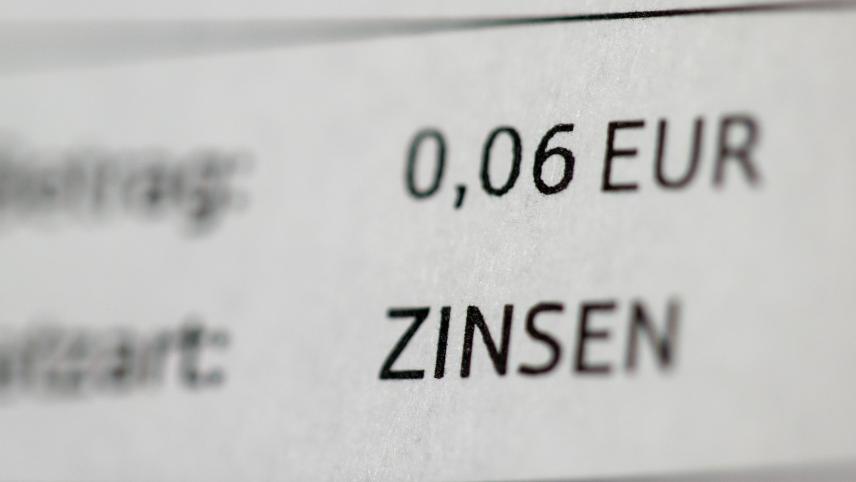 <p>Ausdruck eines Sparkontos</p>