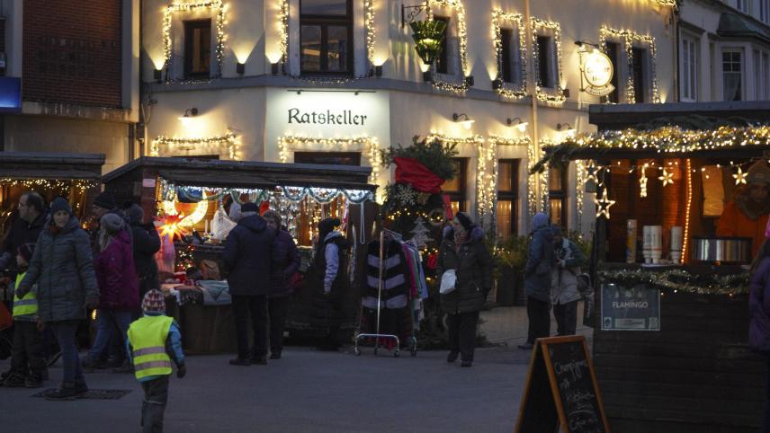 <p>Der Eupener Weihnachtsmarkt ging am Wochenende wieder an seinem angestammten Platz über die Bühne.</p>