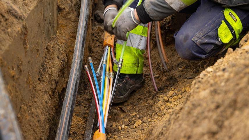 <p>Der landesweite Glasfaserausbau erfordert einen großen  Bedarf an Arbeitskräften.</p>