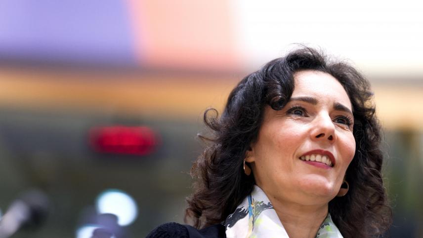 <p>Außenministerin Hadja Lahbib</p>