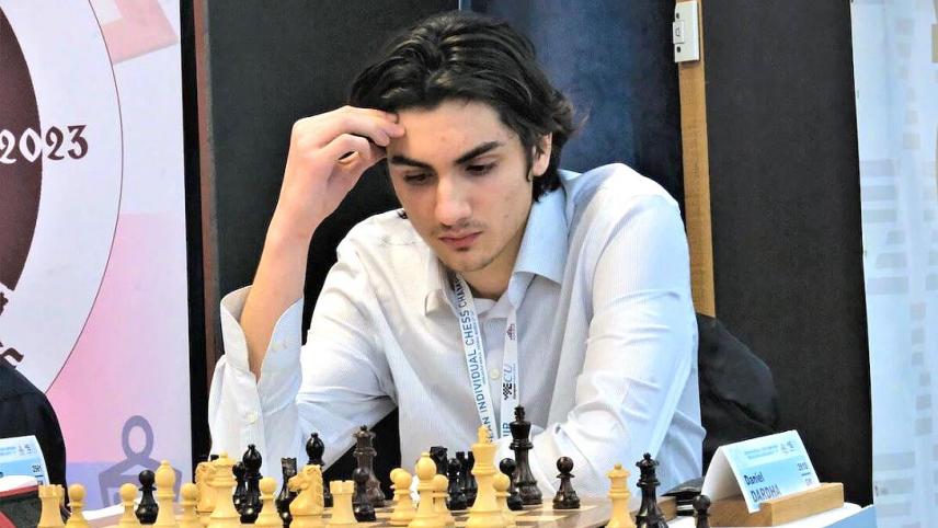 <p>Daniel Dardha während dem Turnier in Serbien.</p>