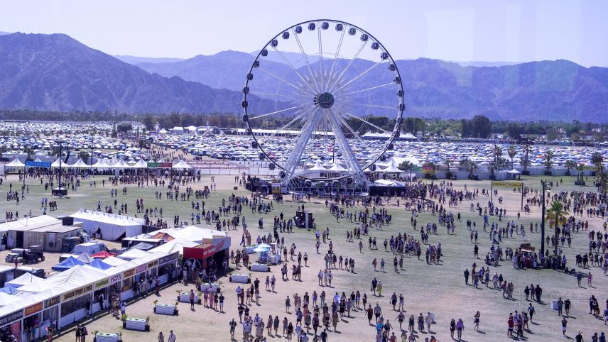 <p>Das Gelände des Coachella-Festivals</p>