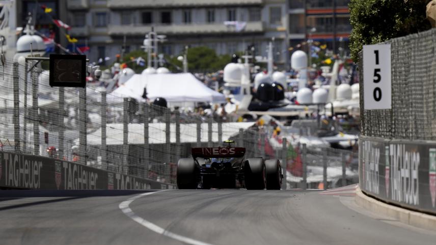 <p>Lewis Hamilton aus Großbritannien von Mercedes-AMG Petronas in Aktion</p>