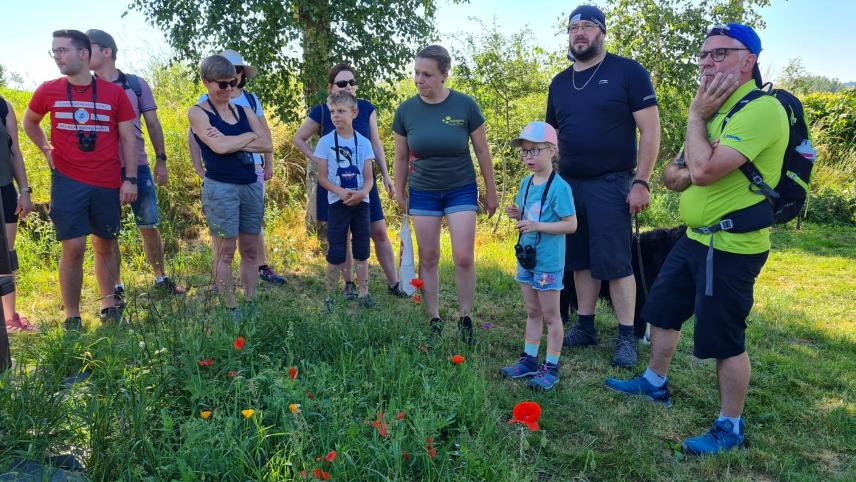 <p>Bei geführten oder individuellen Wanderungen erkundeten die Besucher die Gegend um Montenau.</p>