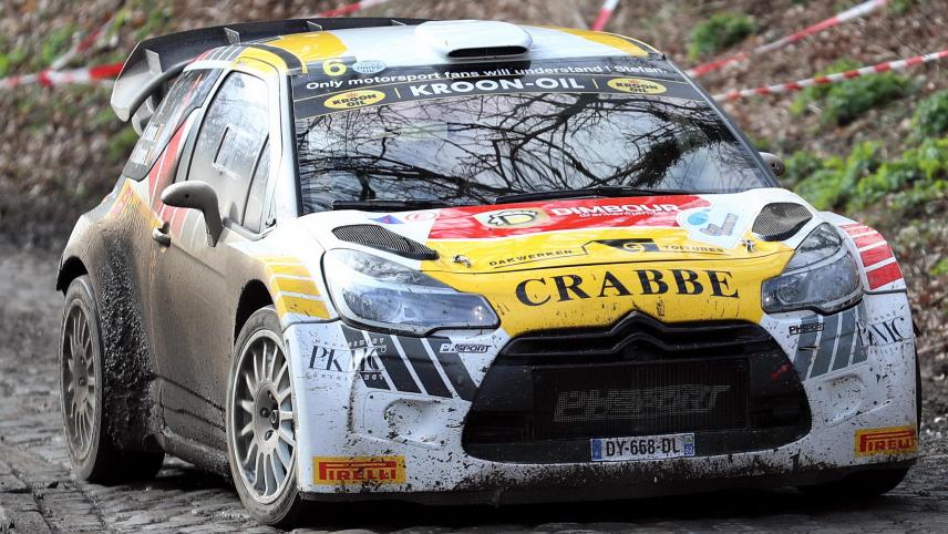 <p>Kris Princen startet mit einem WRC DS3.</p>
