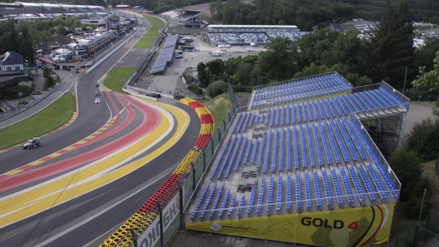 <p>Spa-Francorchamps hat seine Sitzplatzkapazitäten für die Formel 1 auch 2023 durch zusätzliche Tribünen erweitert.</p>