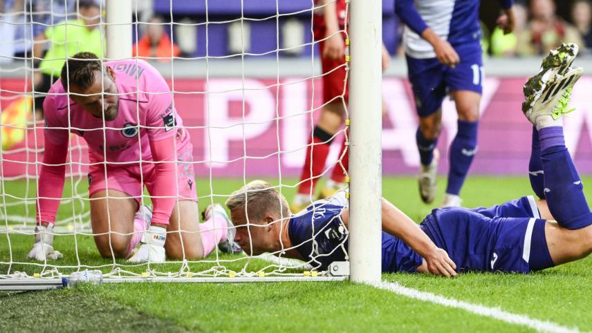 <p>Erst Torschütze, dann verletzt raus: Anderlechts Kasper Dolberg.Foto: Photo News</p>
