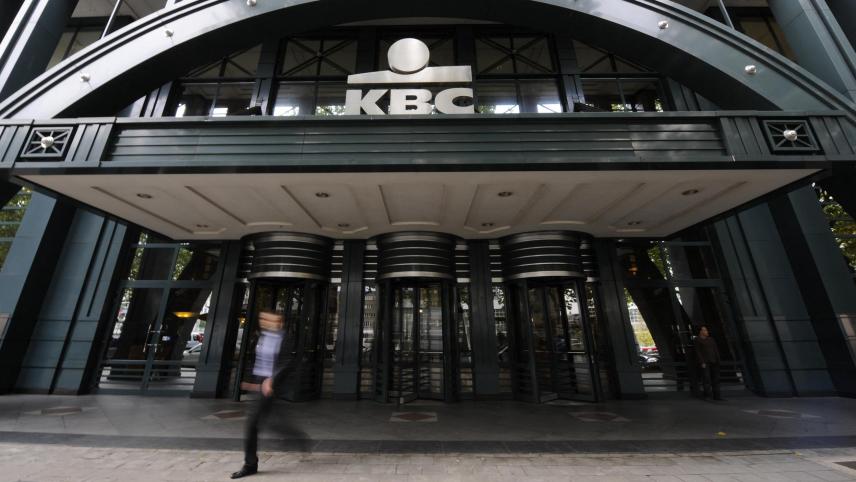 <p>Ein Blick auf den Hauptsitz der KBC in Brüssel</p>