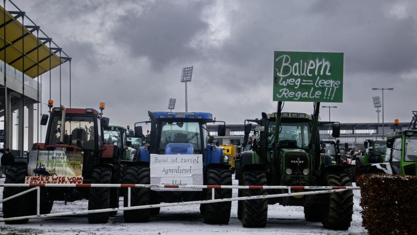 <p>Auch in der Städteregion Aachen gehen die Bauern auf die Straße.</p>