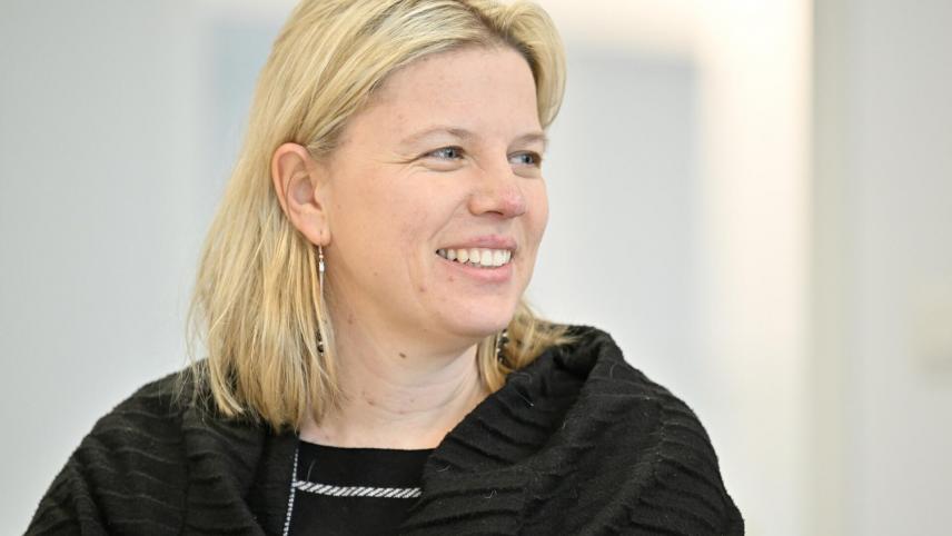 <p>Eupens Bürgermeisterin Claudia Niessen (Ecolo)möchte die Stadt für die Zukunft rüsten.</p>