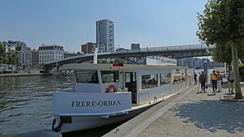 <p>Der Lütticher Fluss-Shuttle fährt bis Ende Oktober auf der Maas.</p>