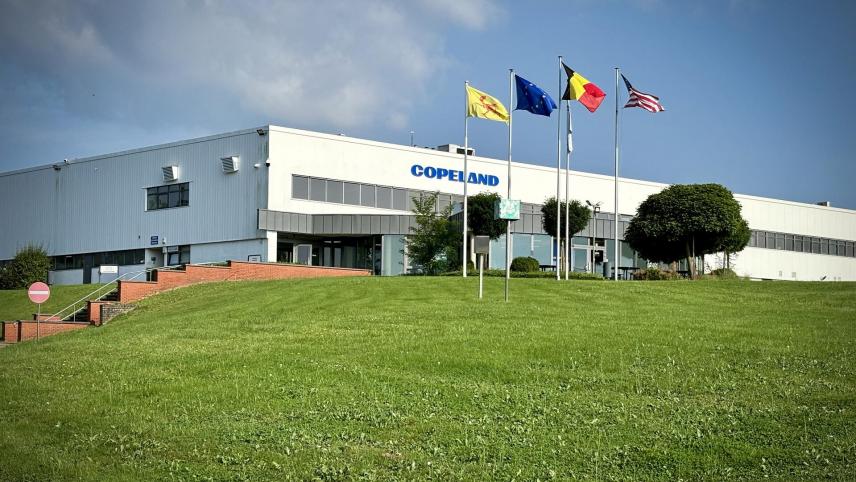 <p>Blick auf den Produktionsstandort von Copeland in Welkenraedt</p>