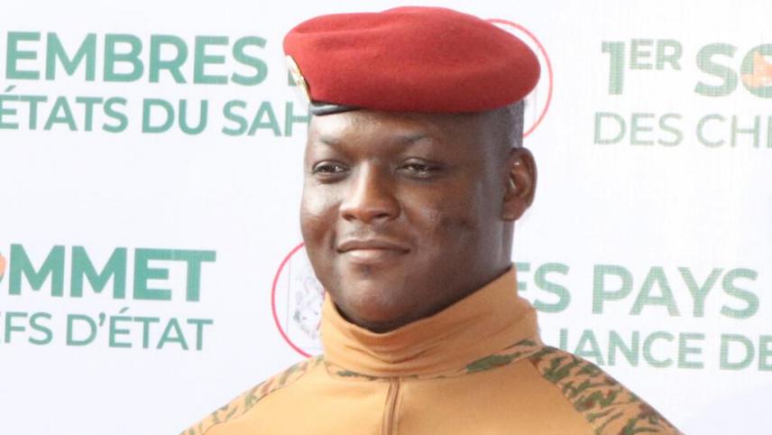 <p>Hauptmann Ibrahim Traoré, Übergangspräsident von Burkina Faso</p>