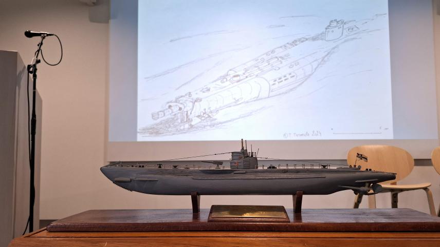 <p>Die wertvolle Entdeckung des UB-57 aus dem Ersten Weltkrieg wurde am Montag in Ostende der Presse vorgestellt</p>
