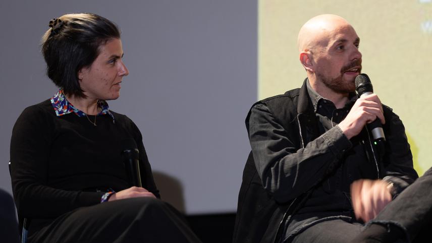 <p>Der belgische Regisseur Valéry Carnoy (r)</p>