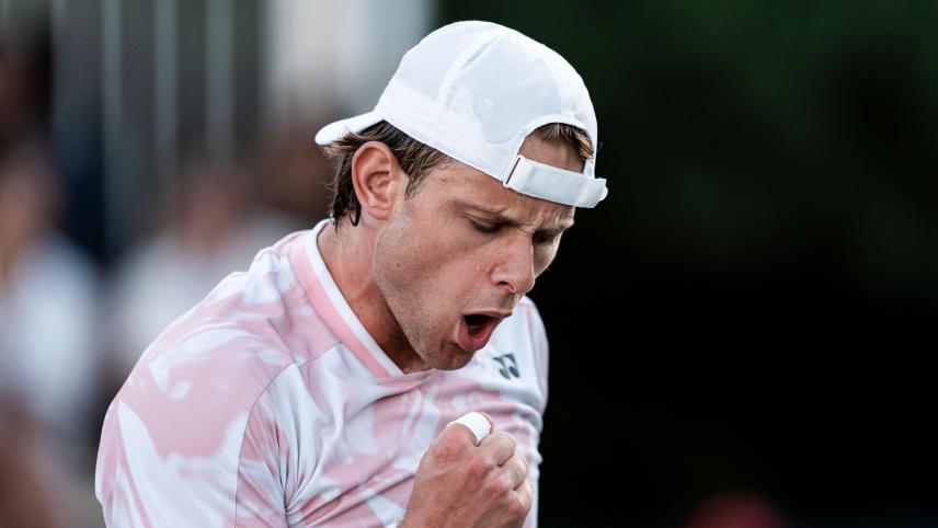 <p>Steht in New York in der zweiten Runde: Zizou Bergs.</p>