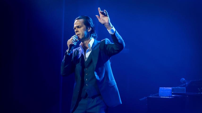 <p>Nick Cave in Aktion</p>